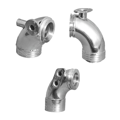 Exhaust Elbows stainless steel for Volvo Penta